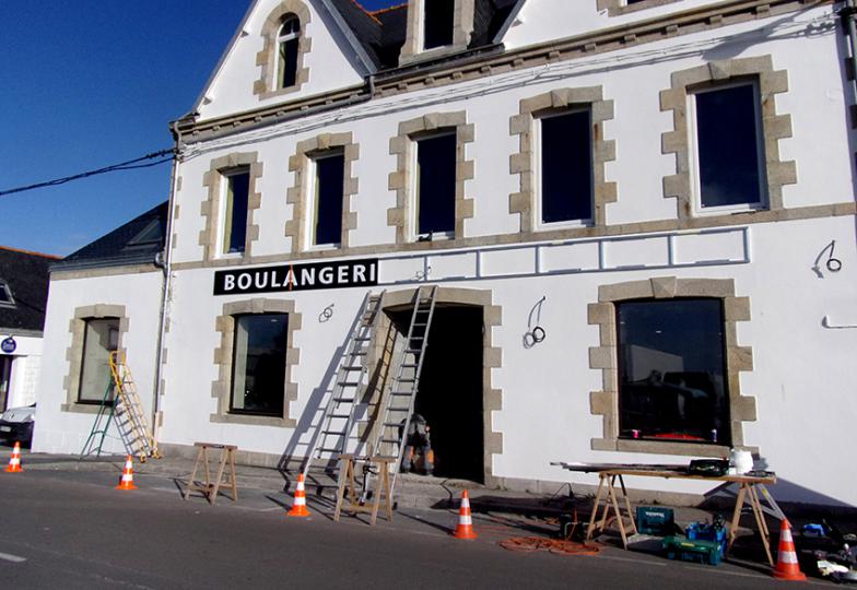 BOULANGERIE DU PORT - PENDANT TRAVAUX