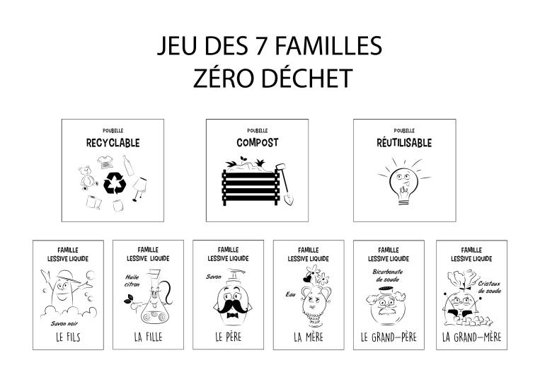 JEU DES 7 FAMILLES ZÉRO DÉCHET