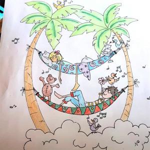 Coloriage de Laurence & Jojo